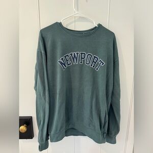 NWT Newport Green Crewneck